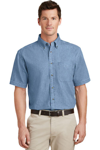 Short Sleeve Value Denim Shirt. SP11